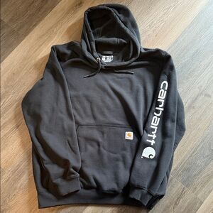 Carhartt Men's Charcoal Hoodie Sweater